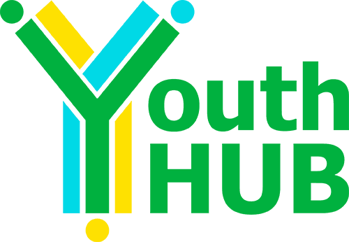 Logo van de Moldavische jongerenorganisatie YouthHUB